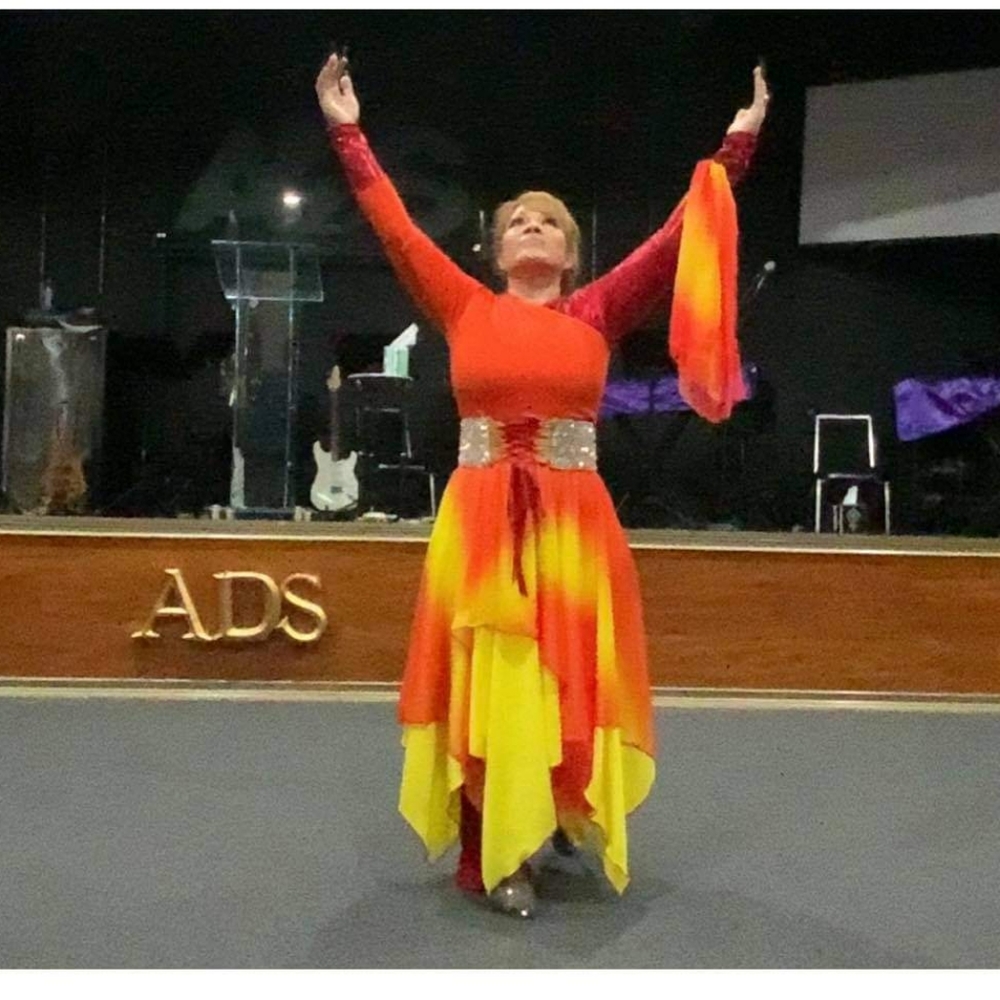 FUEGO/ fire - Efod de Danza / vestuario / worship Dance Ephod MADE T…